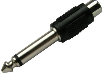 Adaptador Schwaiger Mono Jack 6,35mm Toma Rca