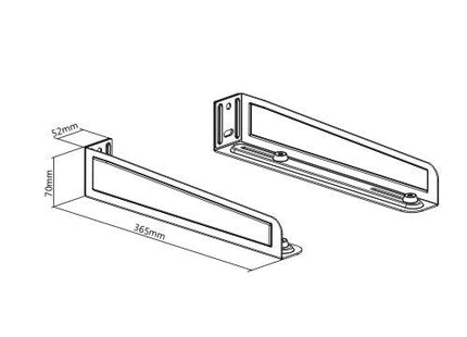 EAN 8716309126236 - Gembird WM-U35-01-W soporte y escuadra imagen 5