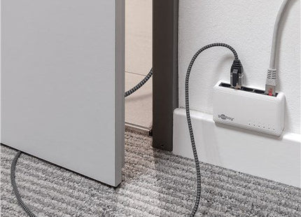 Cable Adaptador Ethernet Goobay Usb-C 3.2 Gen2 > Rj-45, Delgado Negro Gris, 3 Metros 74404