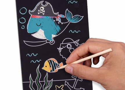 Apli Mini Láminas Rasca Y Dibuja Set Scratch&Draw Caja Expositora De 12 Surtidos +4 Años