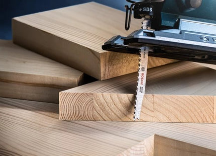 Hoja De Sierra Bosch Professional De Calar Expert T 308 B 'Madera Limpieza Por 2 Lados' 25 Piezas 2608900552