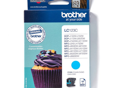 Tinta Original Brother Lc-123c Cian