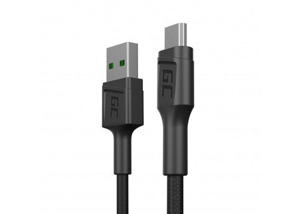 EAN 5907813963551 - Green Cell KABGC23 cable USB USB 2.0 0,3 m USB A Micro-USB B Negro imagen 1