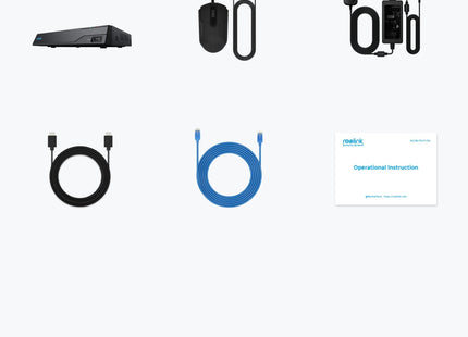 Reolink Nvs8, Grabador De Vídeo En Red Negro, 8 Canales 6975253986545