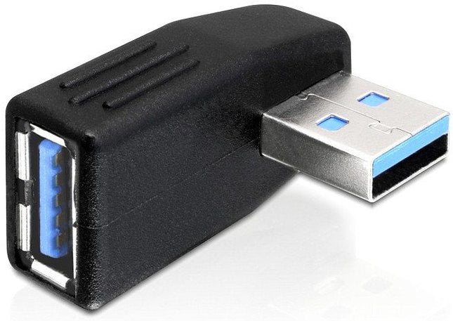 Delock Adaptador Usb 3.0 Macho-Hembra Angular 270° Horizontal