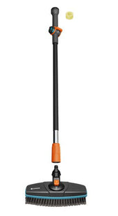 Cepillo De Lavado Gardena Cleansystem Set De Lavado Duro Con Mango M Gris/Turquesa, Anchura Útil 27 Cm 18828-20