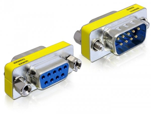 Delock 65249 Adaptador D-Sub9 -> D-Sub9 M/H