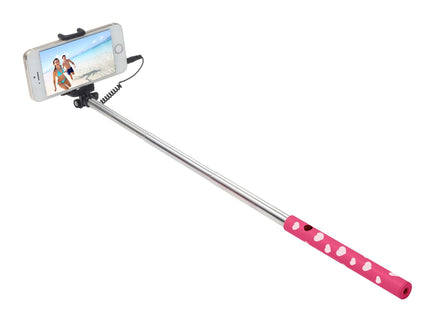 Palo Selfie Ultron Hot Shot Corazón Rosa Blanco