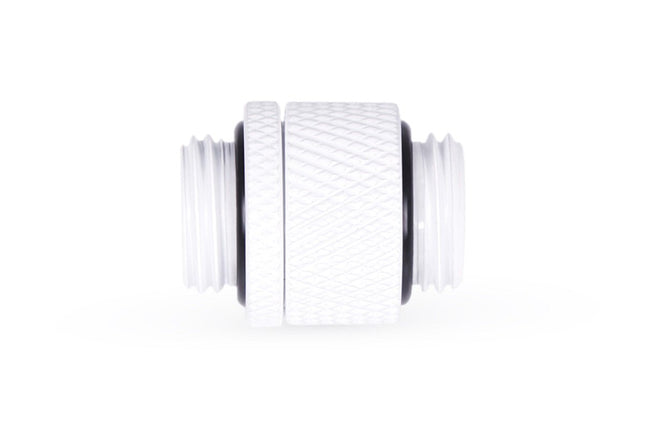 Alphacool Icicle Boquilla Doble Giratoria G1/4 Ag A G1/4 Ag - Blanco, Conexión (Blanco, Para Mangueras Blandas (Pvc, Silicona, Neopren