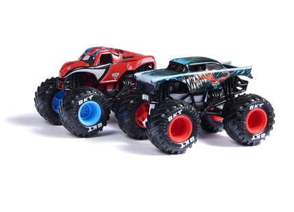 Spin Master Monster Jam 2-Pack Iron Man Vs. War Machine, Vehículo De Juguete Escala 1:64 6070555