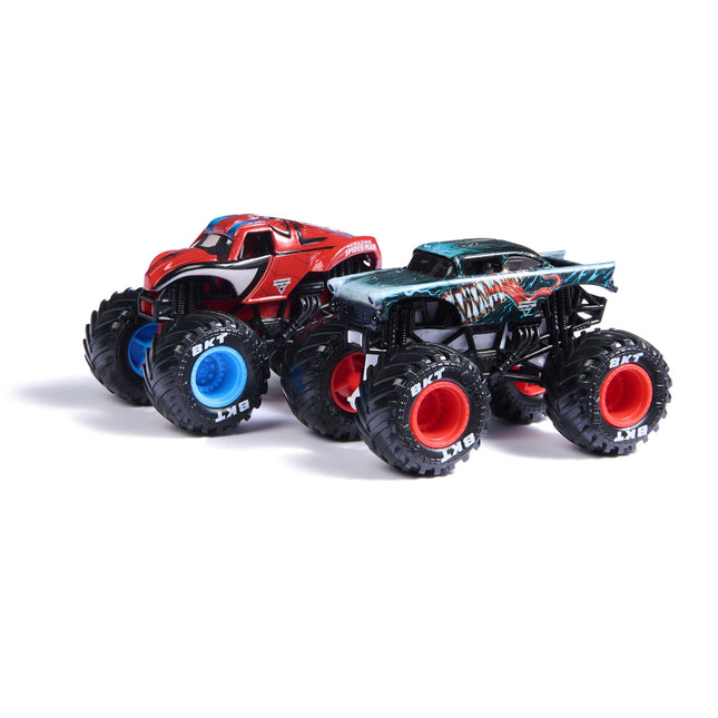 Spin Master Monster Jam 2-Pack Iron Man Vs. War Machine, Vehículo De Juguete Escala 1:64 6070555