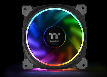 Thermaltake Riing Plus 12 Rgb Kit 3x Ventilador + 3x Lumi Cl-F076-Pl12sw-A