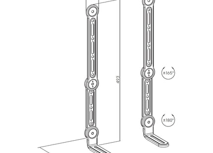 Aisens Soporte Universal Para Barra De Sonido, Negro