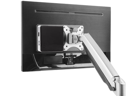 Aisens Soporte Vesa Para Mini Pc / Nuc / Barebone Negro Compatible Con Estandard 75*75 Y 100*100 Acero Y Aluminio