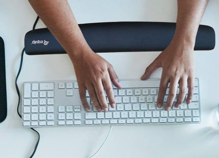 Reposamuñecas De Gel Para Teclado Equip Life Color Negro