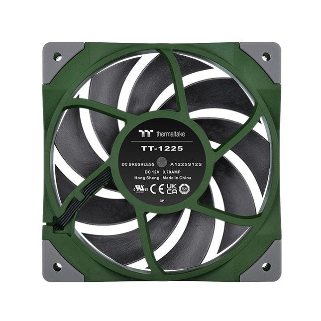 Toughfan 12 Racing Green Ventilador De Radiador De Alta Presión Estática Cl-F117-Pl12rg-A