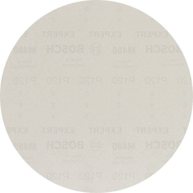 Hoja De Lija Para Estructura De Malla Bosch Expert M480 Ø 225 Mm, K120 (25 Piezas, Para Lijadoras De Paneles De Yeso)