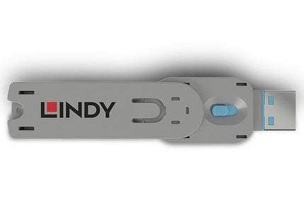 Usb Type A Port Blocker Key  Blue