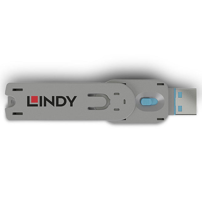 Usb Type A Port Blocker Key  Blue
