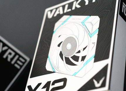 Ventilador  Valkyrie X12r Argb 120, De Caja Blanco Vk-Fanx12rw