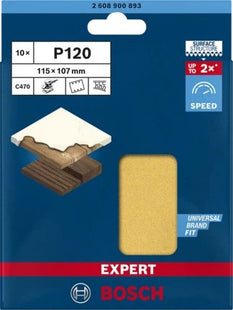 Bosch Sanding Pad C470,115x107 K120,10x