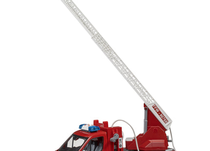 Vehículo Cuerpo De Bomberos Bruder Mb Sprinter Con Módulo De Luz Y Sonido (Rojo/Blanco, Escalera Giratoria, Bomba)