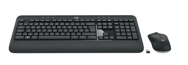 EAN 5099206077386 - Logitech 920-008676 teclado Ratón incluido Universal USB AZERTY Francés Negro, Blanco imagen 1