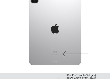 Logitech Combo Touch Funda Con Teclado Español Gris Para Ipad Pro 11" (1º/2º/3º Gen)