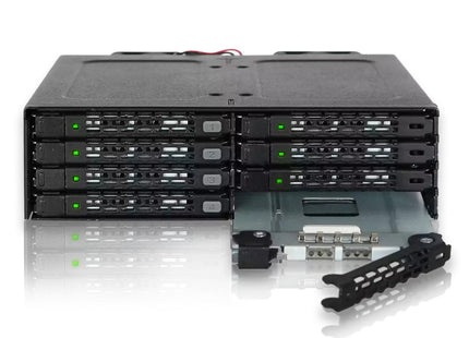 Icy Dock Mb998ip-B Panel Bahía Disco Duro Negro