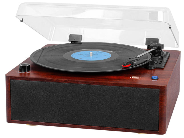 Tocadiscos Trevi Tt 1030 Bt Turntable+Aw+Wless In-Out Wooden
