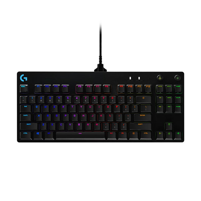 Teclado Ingles Logitech G Pro Gaming Usb Qwerty Internacional De Ee.Uu. Negro