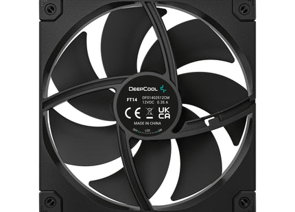 Ventilador Pc Deepcool Ft14 140x140x25 140 Mm R-Ft14-Bkwpn1-G