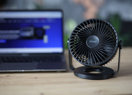 EAN 5901986048589 - Savio AD-01 ventilador Negro imagen 8