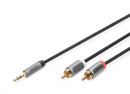 EAN 4016032481331 - Digitus DB-510330-010-S cable de audio 1 m 2 x RCA Negro imagen 1