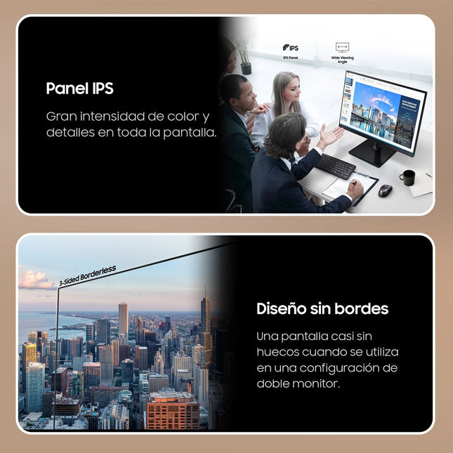 Monitor Samsung 24" Ls24d304gauxen Fhd 100hz Ips