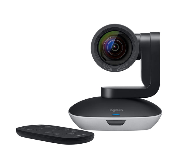 Webcam Logitech Ptz Pro2 Negra / Plata 1080p / 30fps / Panoramica / Mando A Distncia / Usb 960-001186