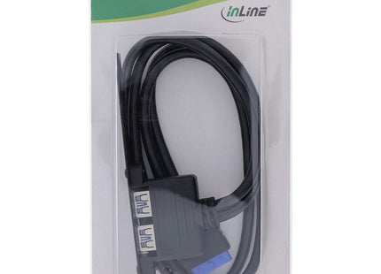 Soporte De Ranura Inline 2x Usb 3.0 A Hembra A Enchufe De Placa Base Interno 0,5 M