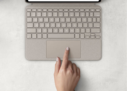 Logitech Combo Touch Caja De Teclado Y Folio Con Panel Táctil Luz Trasera Apple Smart Connector Qwertz Suizo Arena Para Apple Ipad Pro De 11" (1ª Generación 2ª Generación 3ª Generación)