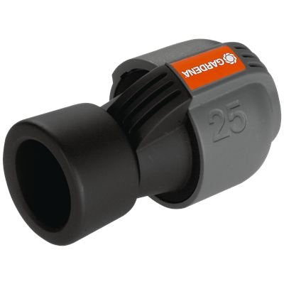 Gardena 2762-20  Tapon  Para Sistema De Riego Gardena 25mm> 1 ", Conexión Negro / Gris