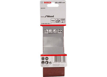 Bosch Professional Cinta De Lija X440 Best Para Madera Y Pintura, 75x457 Mm, K150 3 Piezas