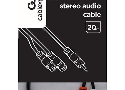 EAN 8716309026215 - Gembird CCA-406 cable de audio 0,2 m 3,5mm 2 x RCA Negro, Rojo, Blanco imagen 2