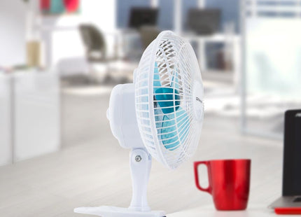 Ventilador De Sobremesa Orbegozo Tf 0219 8w 3 Aspas 15cm 2 Velocidades