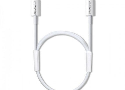 Qoltec 52359 Usb 2.0 Tipo C Cable Usb 2.0 Tipo C 60w Qc 3.0 Pd 1m White