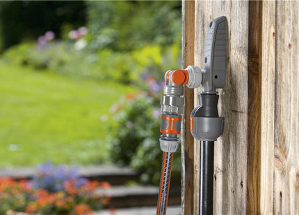 Gardena 8254-20 Tapón De Agua Grifo Gris / Naranja, 26,5 Mm (G 3/4 ")