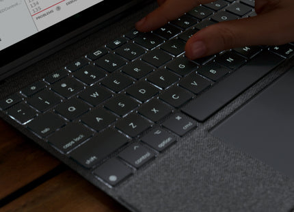 Logitech Combo Touch Caja De Teclado Y Folio Con Panel Táctil Luz Trasera Apple Smart Connector Azerty Francés Gris Oxford Para Apple 10.2-Inch Ipad Wi-Fi 10.5-Inch Ipad Pro Wi-Fi 10.9-Inch Ipad Wi-Fi Ipad Air Wi-Fi