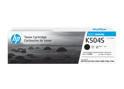 EAN 0191628444724 - Samsung CLT-K504S Black Original Toner Cartridge cartucho de tóner 1 pieza(s) imagen 1
