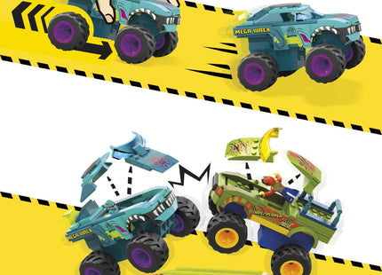 Mattel Mega Hot Wheels Monster Trucks Mega-Wrex Knochen Crash Stuntbahn Hkf89