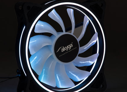 Ventilador Akyga Aw-12d-Rgb 120 Mm 15 Led Rgb 6 Pines
