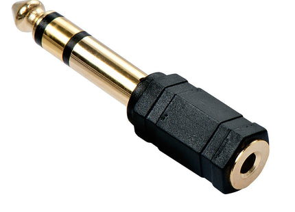 EAN 4002888356206 - Lindy 35620 cambiador de género para cable 6.3mm 3.5mm Negro imagen 1
