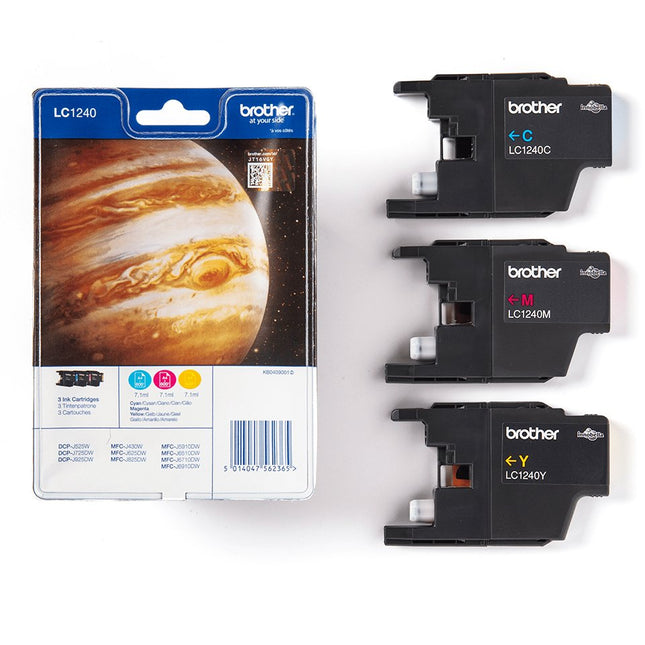 Tinta Brojoher Lc1240rbwbp / Lc-1240rbwbp Xl Multipack C,M,Y